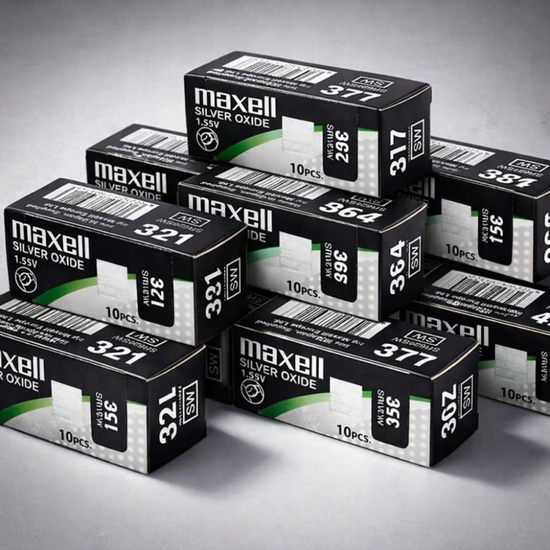 Pilhas botão para relógio Maxell