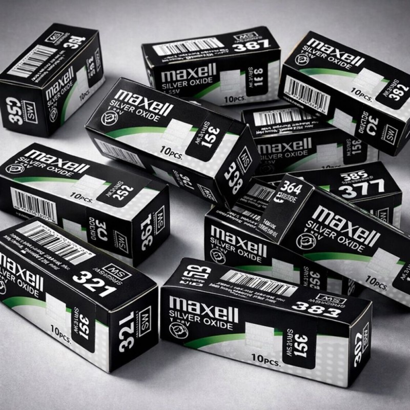 Baterie guzikowe Maxell do zegarków