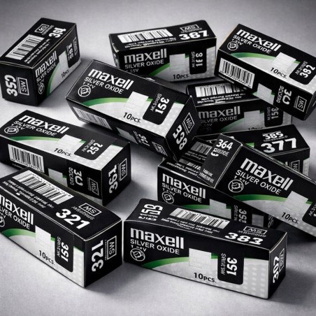 Pilas de botón para reloj Maxell