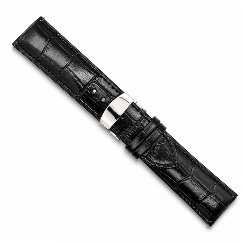 Cinturino orologio pelle chiusura nascosta 336