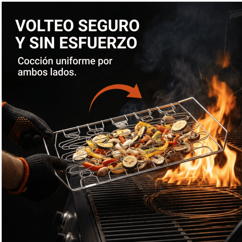 Diloy Home Flexible Stainless Steel Fish Grill 45 × 26 cm