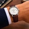 Correa reloj cuero XL extra larga alomada Diloy 302EL