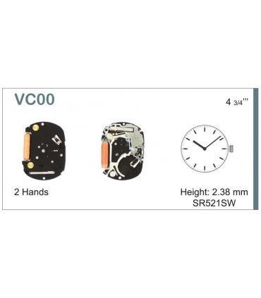 Máquina o movimiento para reloj HATTORI  VC00