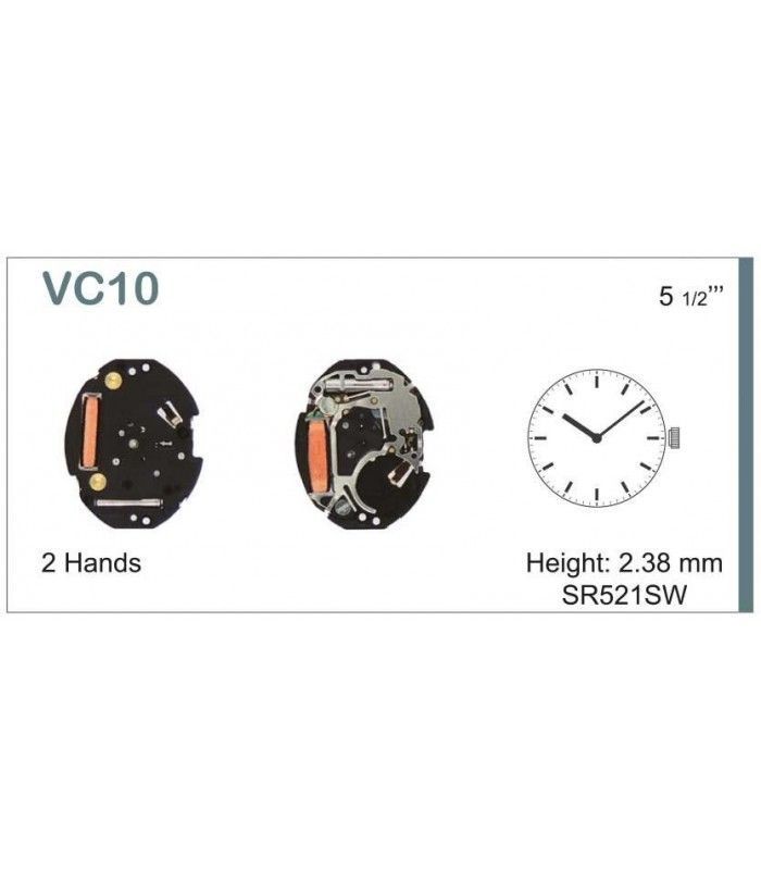 Máquinas ou movimentos para relógio, HATTORI VC10