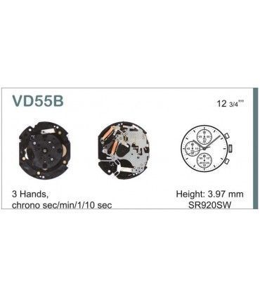 Máquinas ou movimentos para relógio, HATTORI VD55