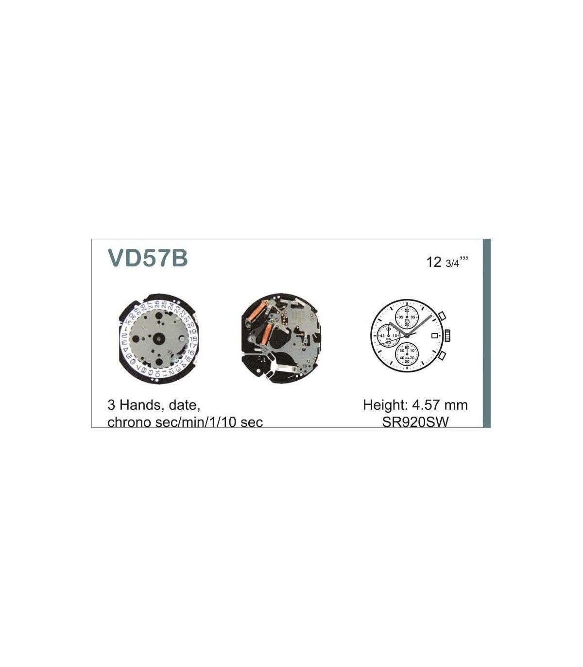 Uhrwerke Ref SEIKO VD57