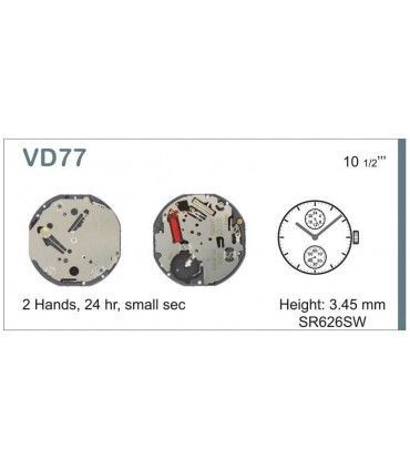 Máquina o movimiento para reloj HATTORI VD77