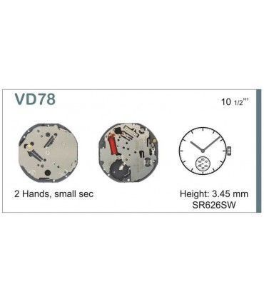 Máquina o movimiento para reloj HATTORI VD78