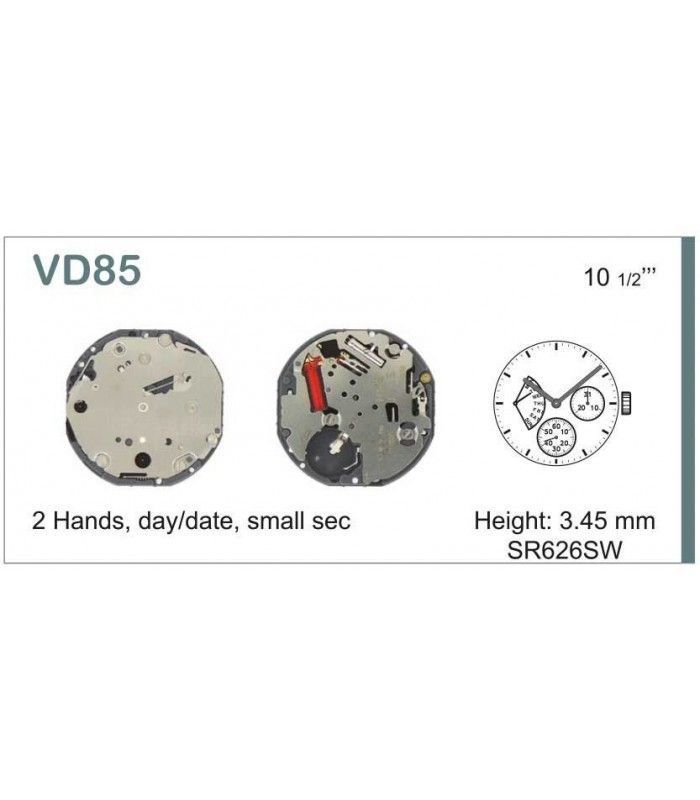 Máquinas ou movimentos para relógio, HATTORI VD85