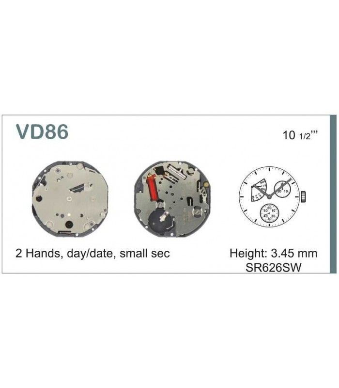 Máquina o movimiento para reloj HATTORI VD86