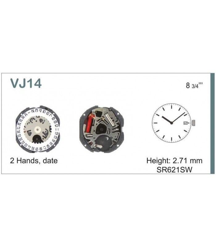 vements de montre, HATTORI VJ14