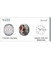 Movement for watches, HATTORI VJ23