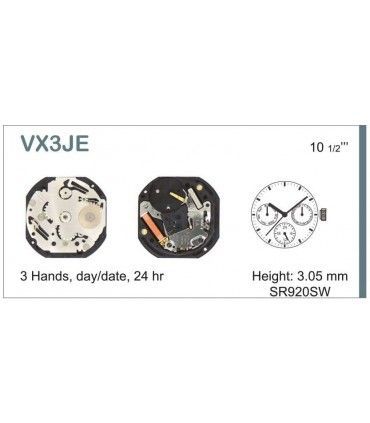 Máquina o movimiento para reloj  HATTORI VX3J