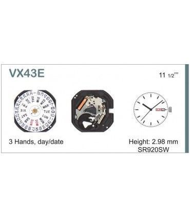 Máquina o movimiento para reloj  HATTORI VX43