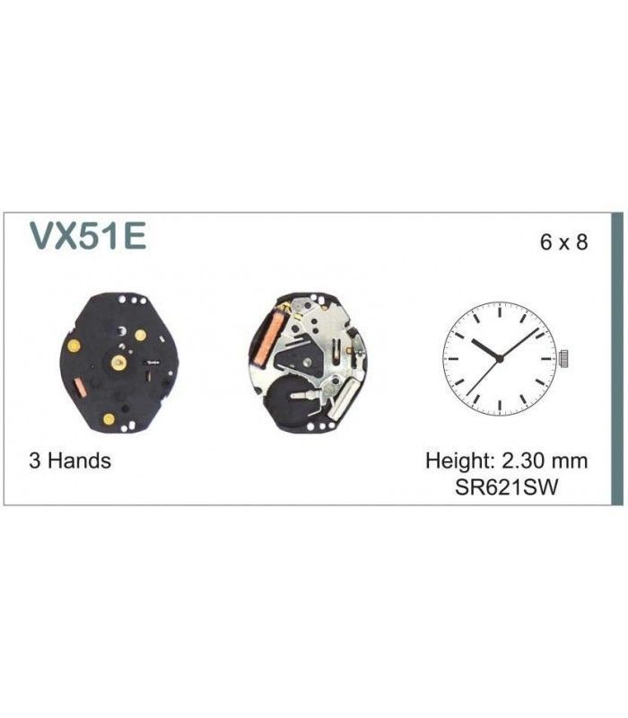Movement for watches, HATTORI VX51