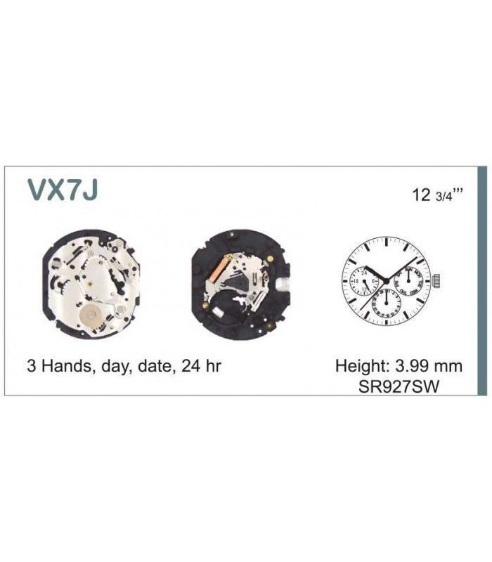 vements de montre, HATTORI VX7J