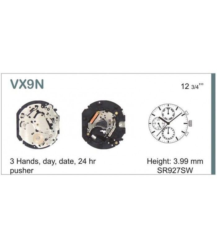 Movement for watches, HATTORI VX9N