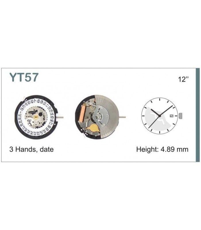 Máquina o movimiento para reloj  HATTORI YT57