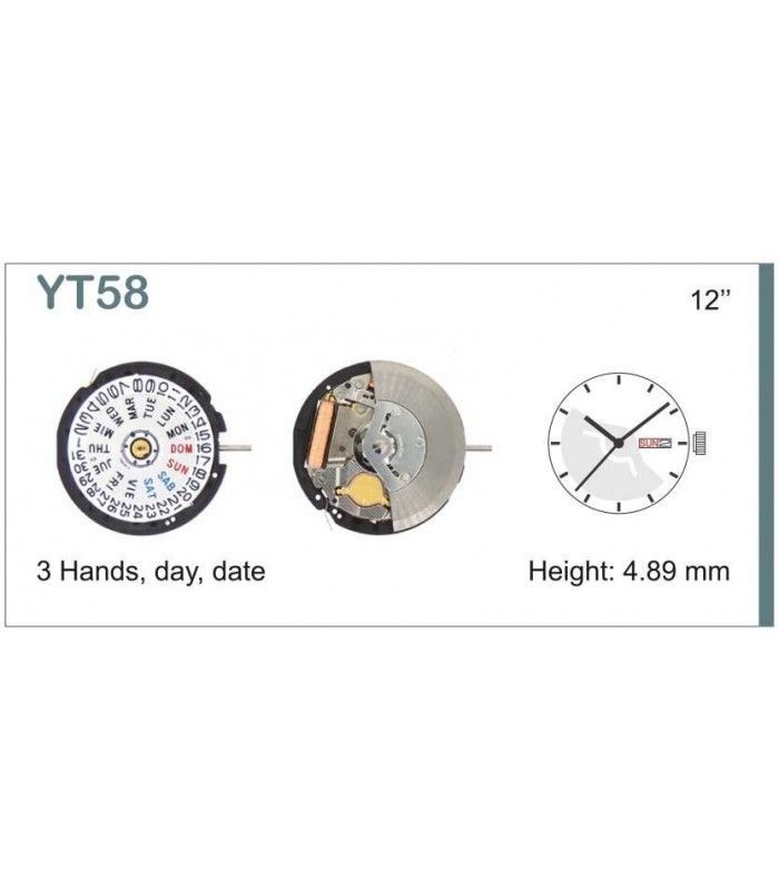 vements de montre, HATTORI YT58