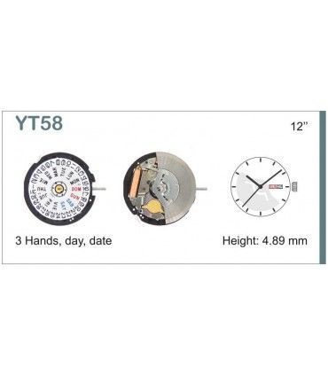 Máquina o movimiento para reloj  HATTORI YT58