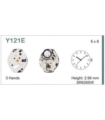 Movement for watches, HATTORI Y121E4