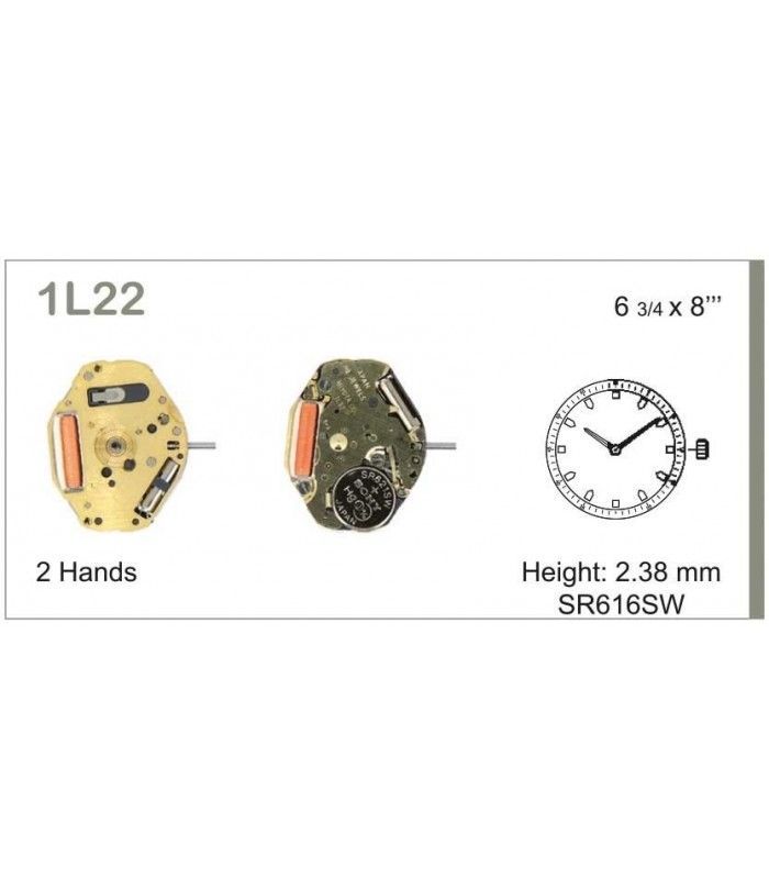 Máquina o movimiento para reloj MIYOTA1L22