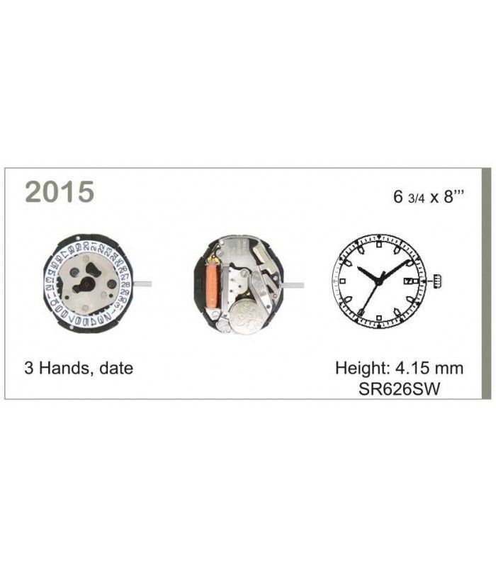 Máquina o movimiento para reloj MIYOTA 2015