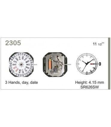 Meccanismo Orologio Ref MIYOTA 2305
