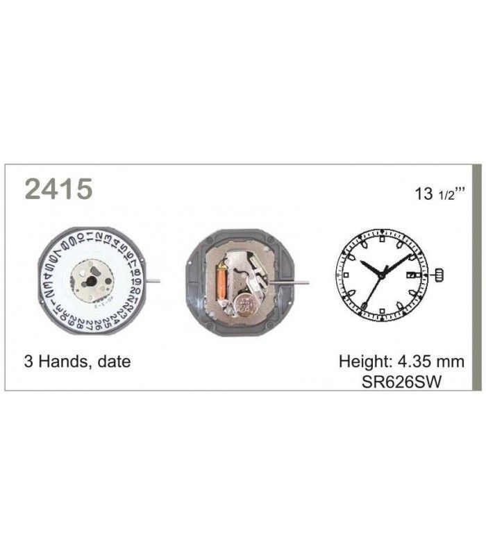 Meccanismo Orologio Ref MIYOTA 2415