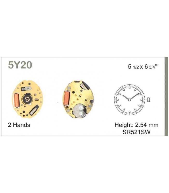 Uhrwerke, MIYOTA 5Y20