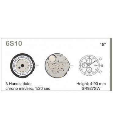 Maquina de relogio Ref MIYOTA 6S10
