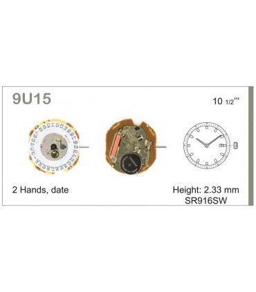 Máquina o movimiento para reloj MIYOTA 9U15