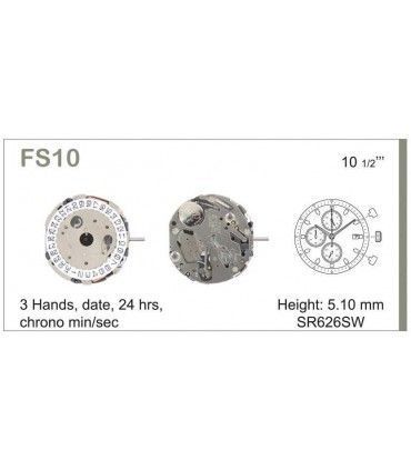Meccanismo Orologio Ref MIYOTA FS10
