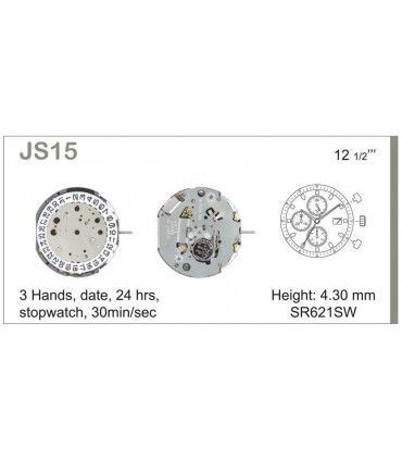 Meccanismo Orologio Ref MIYOTA JS15
