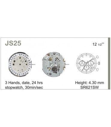 Uhrwerke, MIYOTA JS25