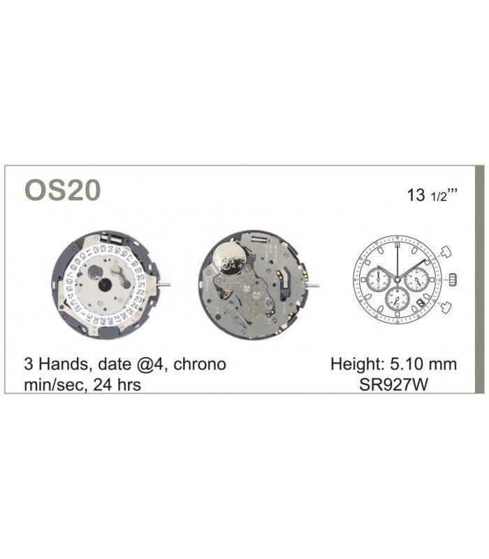 Movement for watches, MIYOTA OS20