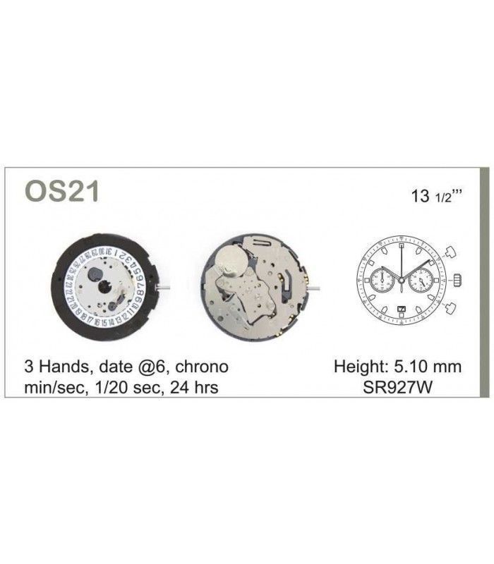 Movement for watches, MIYOTA OS21