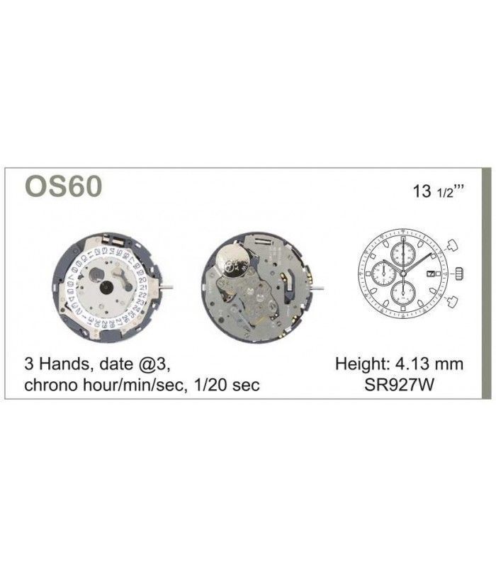 Máquina o movimiento para reloj MIYOTA OS60