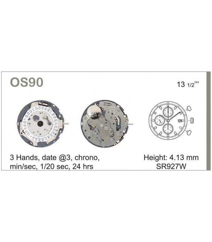 Movement for watches, MIYOTA OS90