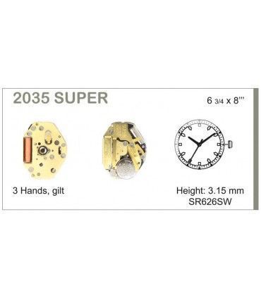 Meccanismo Orologio Ref MIYOTA 2035S