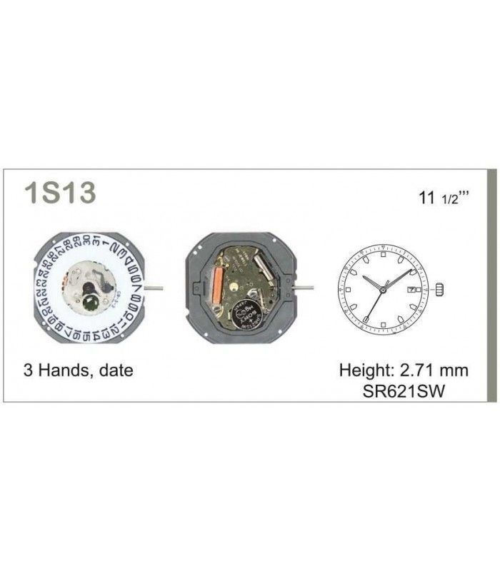 Máquina o movimiento para reloj MIYOTA 1S13D3