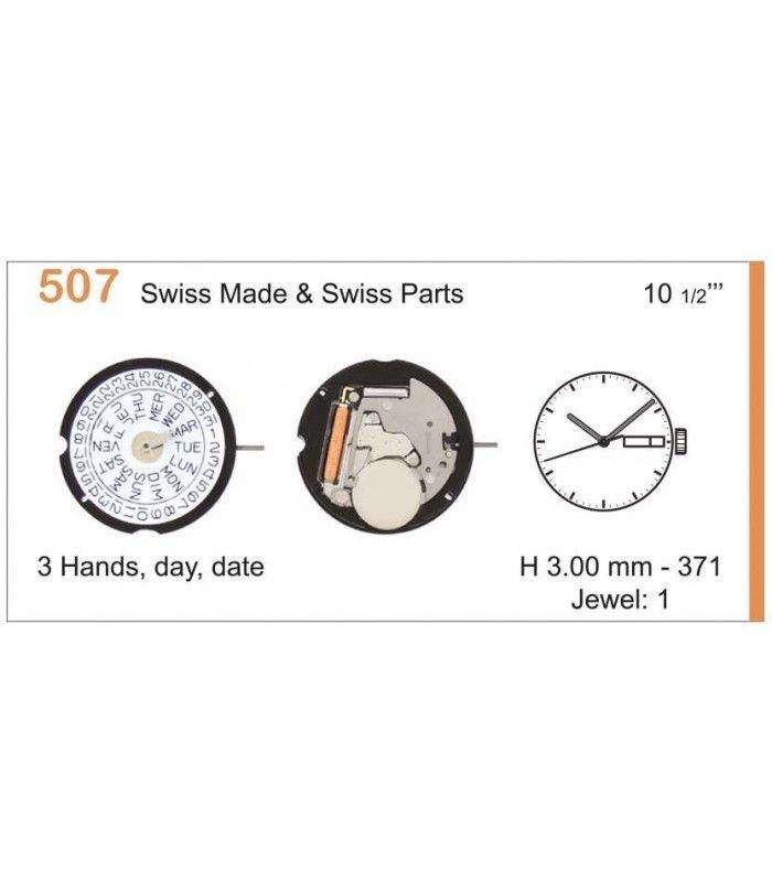 Máquina o movimiento para reloj RONDA 507