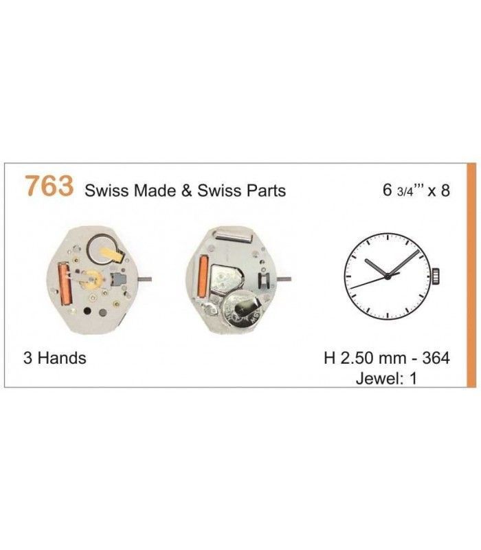 Máquina o movimiento para reloj RONDA 763