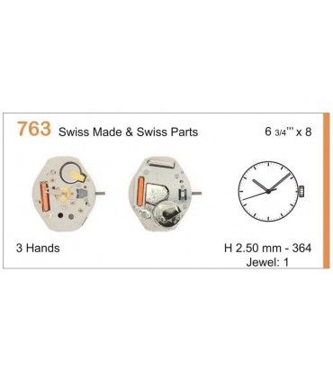 Movement for watches, RONDA 763