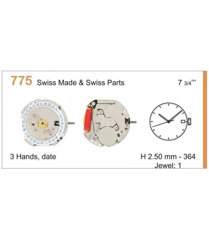 Movement for watches, RONDA 775