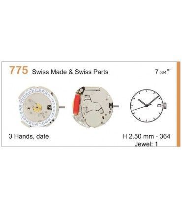 Máquina o movimiento para reloj RONDA 775