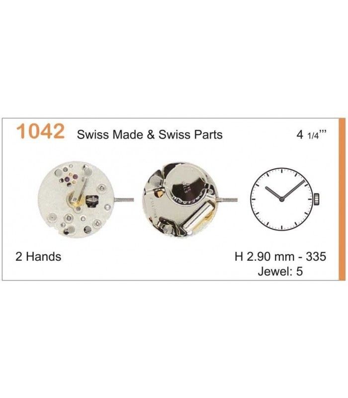 Movement for watches, RONDA 1042