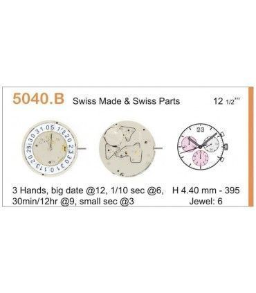Movement for watches, RONDA 5040B
