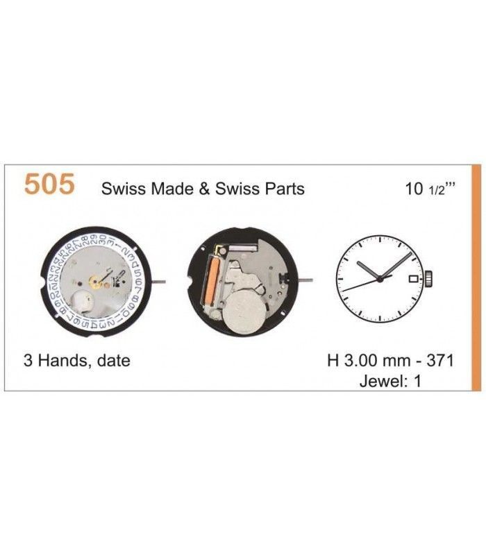 Meccanismo Orologio Ref RONDA 505D3