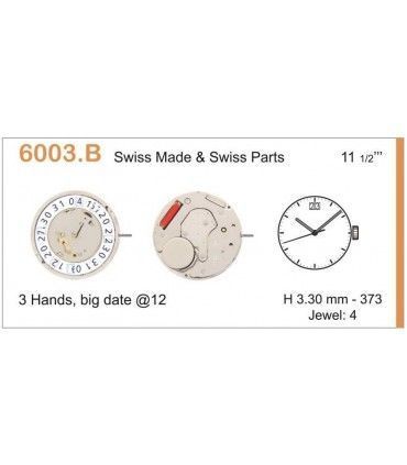 Movement for watches, RONDA 6003B